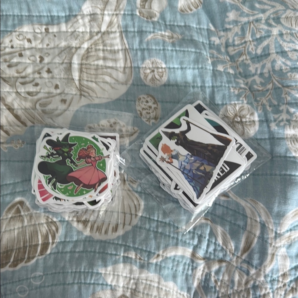 New Wicked Character Sticker Set - Multicolor